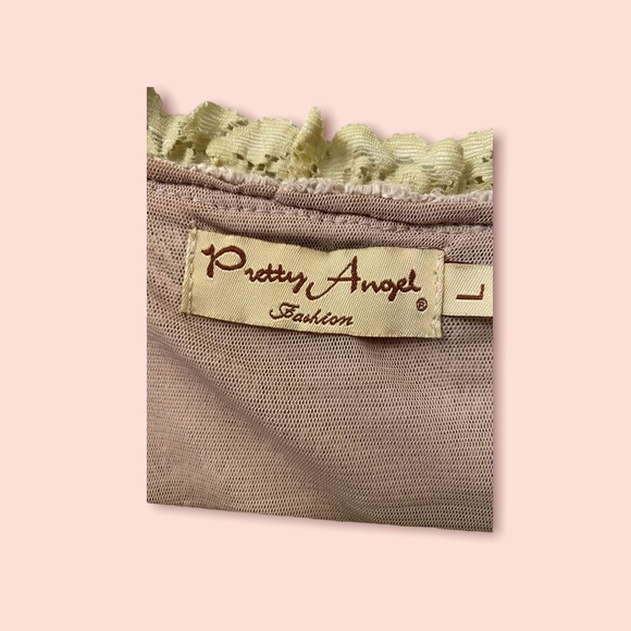 Pretty Angel - linen , cotton, natural stunning top - Picture 5 of 10